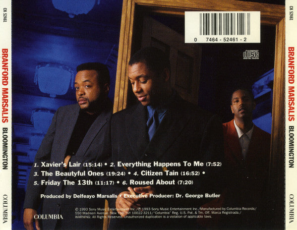 Branford Marsalis Trio, Branford Marsalis – Bloomington CD VG+/VG+