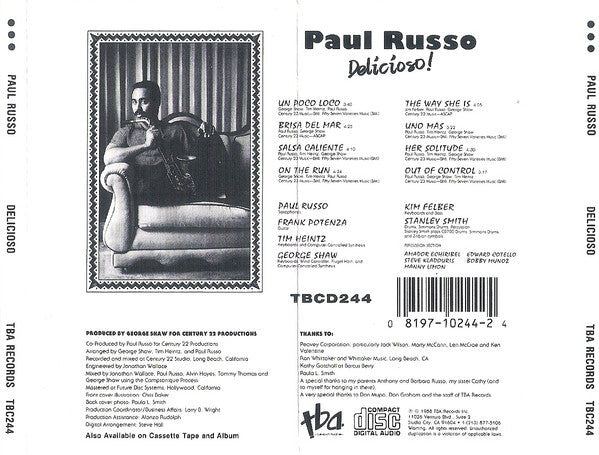 Paul Russo – Delicioso! CD VG+/VG+