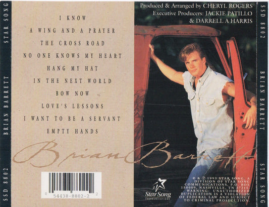 Brian Barrett – Brian Barrett CD Mint Condition
