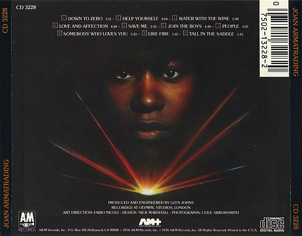 Joan Armatrading – Joan Armatrading CD VG+/VG+