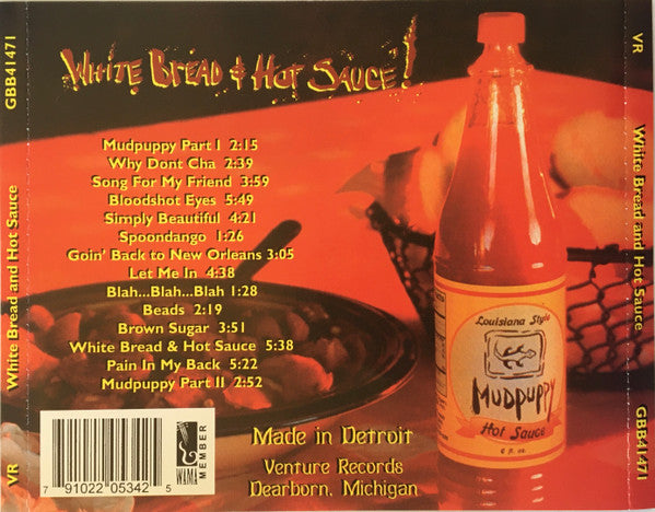 Mudpuppy – White Bread & Hot Sauce CD VG+/VG+