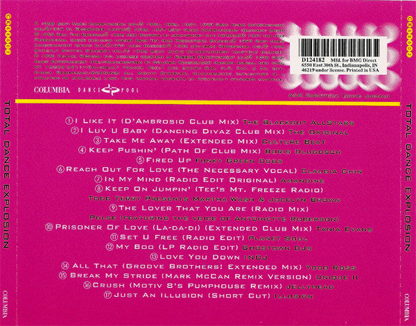 Various – Total Dance Explosion CD VG+/VG+
