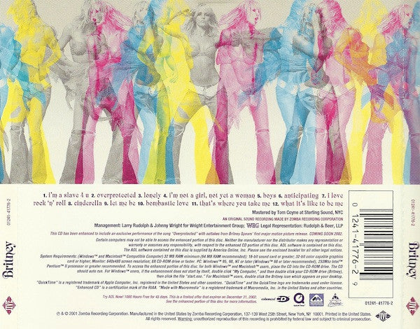Britney Spears – Britney CD VG+/VG+