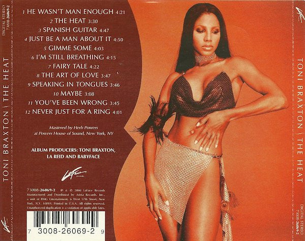 Toni Braxton – The Heat CD Mint Condition