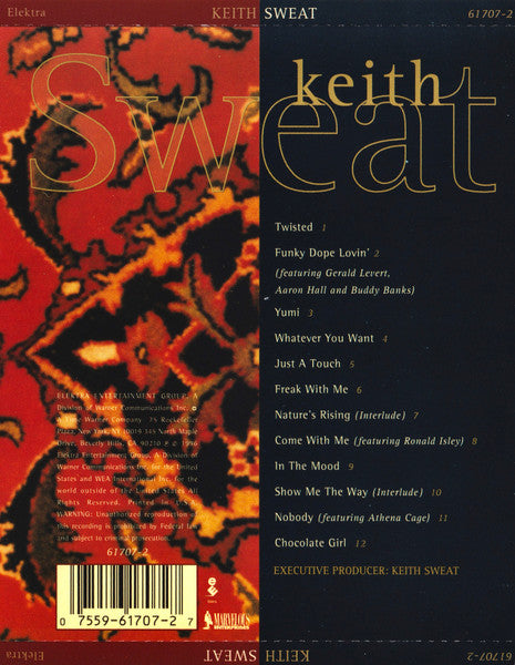Keith Sweat – Keith Sweat CD VG/VG