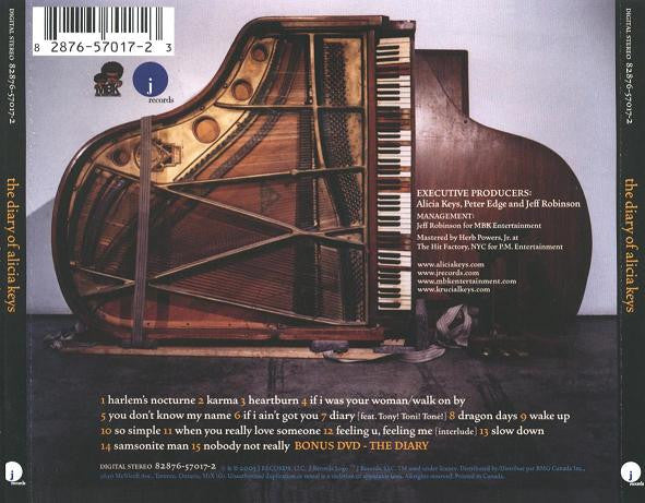Alicia Keys – The Diary Of Alicia Keys CD VG+/VG+