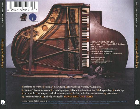 Alicia Keys – The Diary Of Alicia Keys CD VG+/VG+