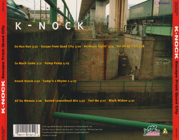 K-Nock – Escape From Quad City CD VG+/VG+