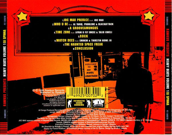 DJ Spinna – Heavy Beats Volume 1 CD VG+/VG+