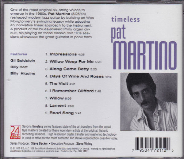 Pat Martino – Timeless CD VG+/VG+