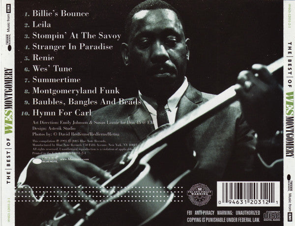 Wes Montgomery – The Best Of Wes Montgomery CD VG+/VG+