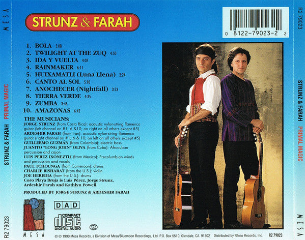 Strunz & Farah – Primal Magic CD VG/VG