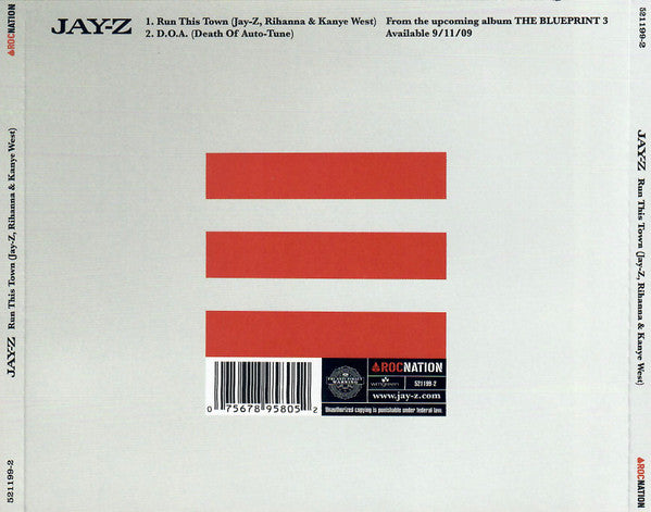 Jay-Z, Rihanna & Kanye West – Run This Town CD Mint Condition