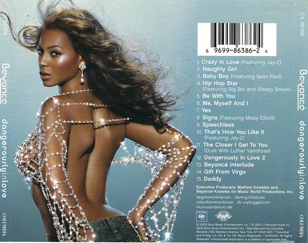 Beyoncé – Dangerously In Love CD VG+/VG+