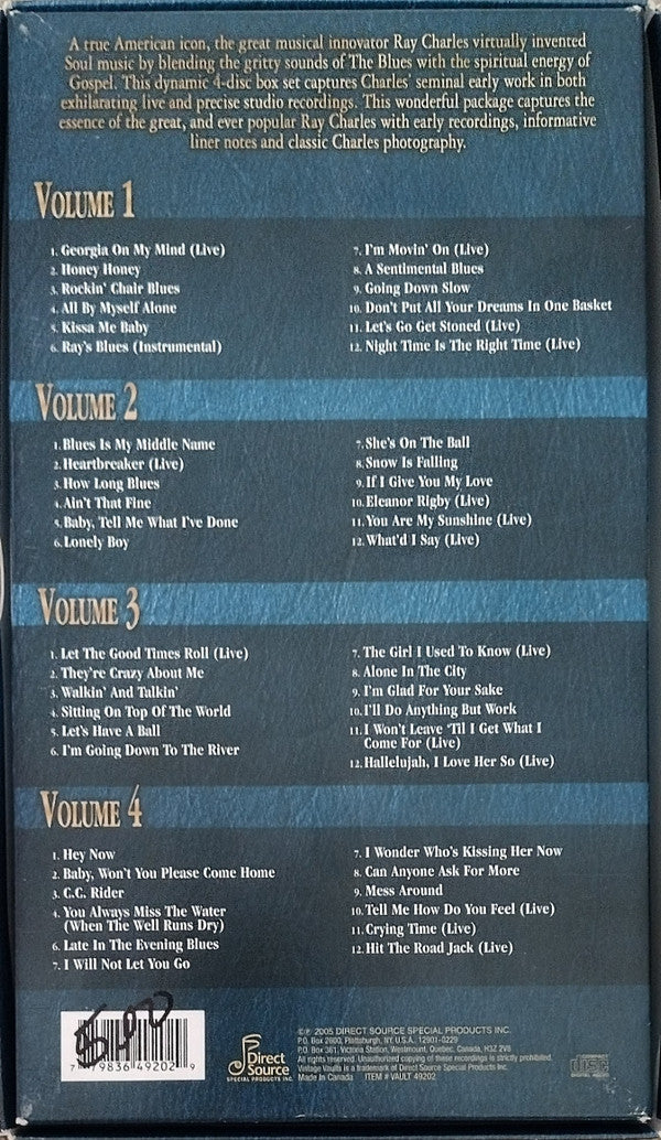 Ray Charles – Ray Charles 4 x CD + Box Comp (Mint Condition)