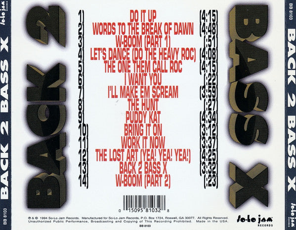 Heavy Roc – Back 2 Bass X CD NM