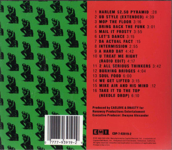 The UBC – 2 All Serious Thinkers CD VG+/VG+