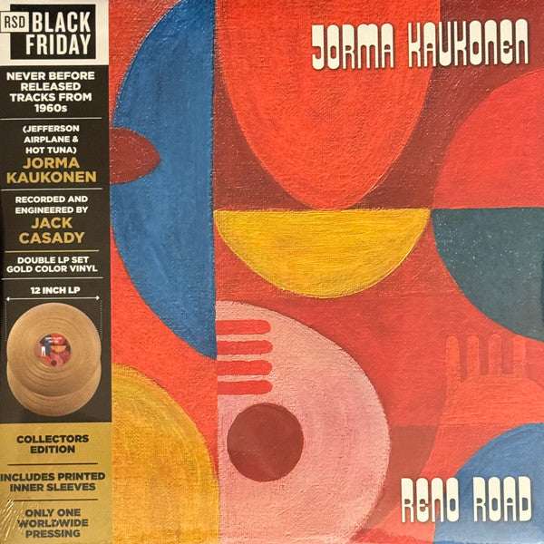Jorma Kaukonen – Reno Road 2 x Vinyl, LP, Record Store Day, Gold