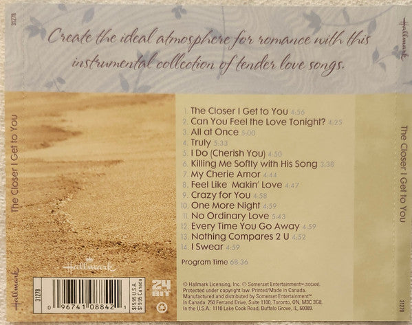 Glendon Smith – The Closer I Get To You CD VG+/VG+