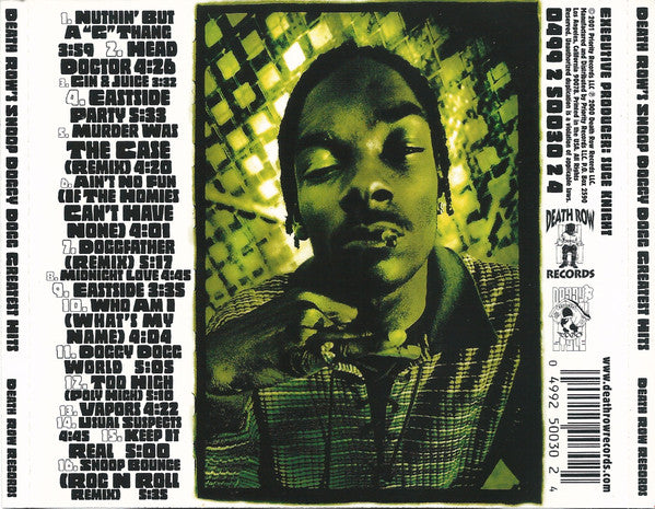 Snoop Doggy Dogg* – Death Row's Snoop Doggy Dogg Greatest Hits CD Mint Condition