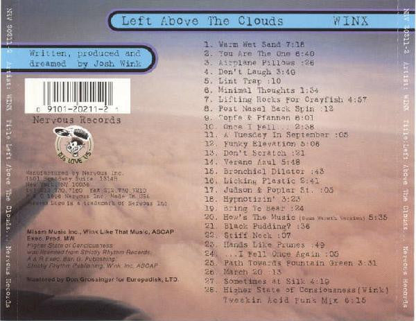 Winx – Left Above The Clouds CD VG+/VG+