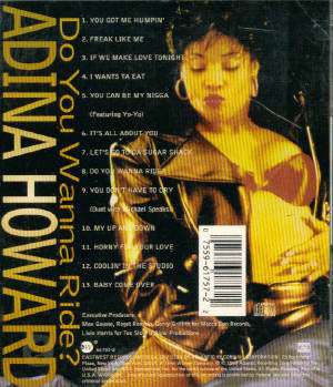 Adina Howard – Do You Wanna Ride? CD VG+/VG+