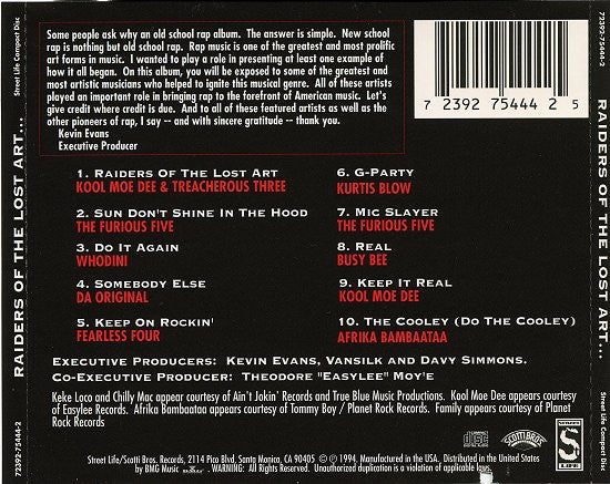Various – Raiders Of The Lost Art CD Mint Conditon