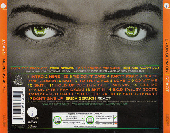 Erick Sermon – React CD Mint Condition