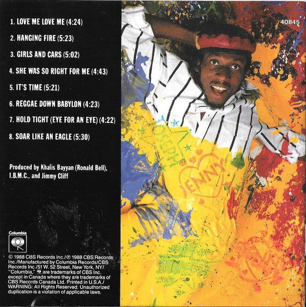 Jimmy Cliff – Hanging Fire CD VG+/VG+
