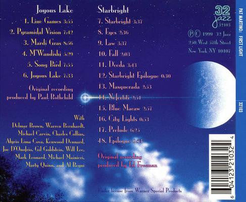 Pat Martino – First Light CD VG+/VG+