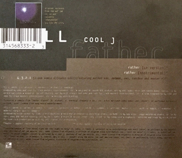 LL Cool J – Father CD VG+/VG+