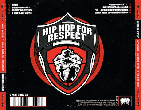 Hip Hop For Respect – Hip Hop For Respect CD VG+/VG+
