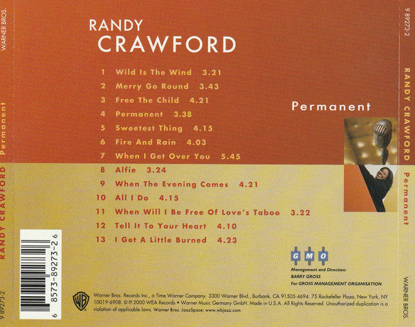 Randy Crawford – Permanent CD Mint Condition