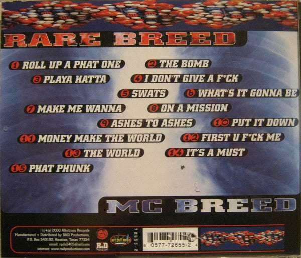 MC Breed – Rare Breed CD Mint Condition