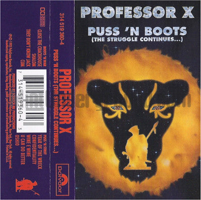 Professor X – Puss 'N Boots (The Struggle Continues...) Cassette