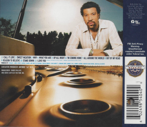 Lionel Richie – Coming Home CD Mint Condition