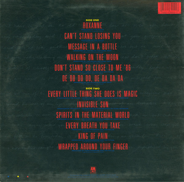 The Police- Every Breath You Take (The Singles) Vinyl LP VG+VG+