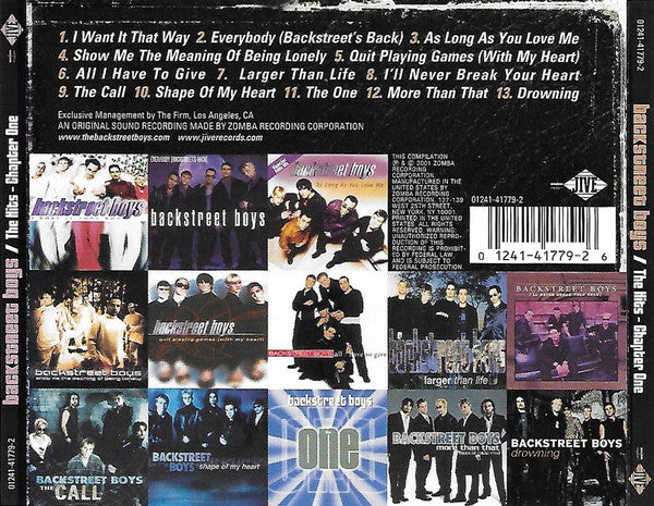 Backstreet Boys – The Hits - Chapter One CD VG+/VG+