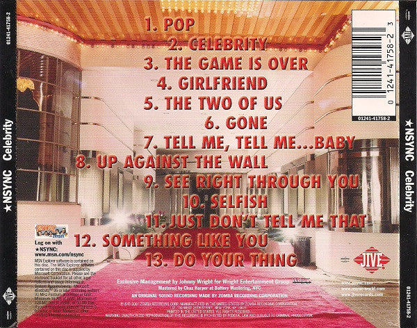 NSYNC – Celebrity CD NM