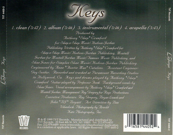 LaTanya – Keys CD Mint Condition