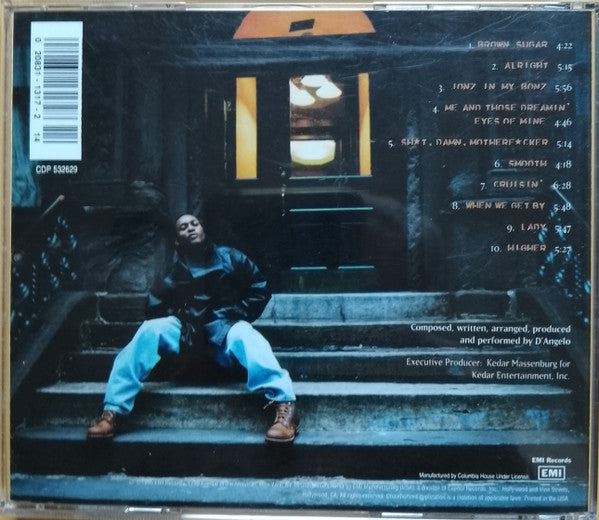 D'Angelo – Brown Sugar CD VG+/VG+