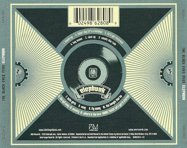 The Black Eyed Peas* – Elephunk CD Mint Condition
