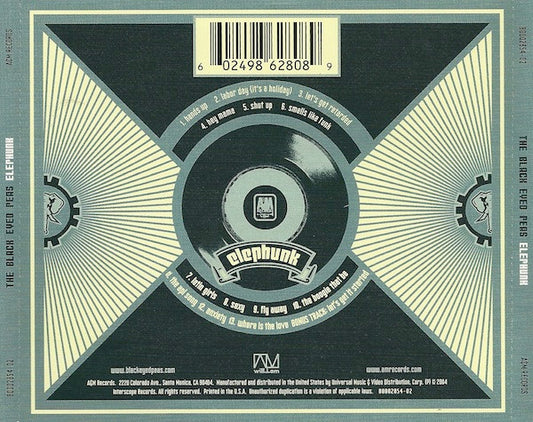 The Black Eyed Peas* – Elephunk CD Mint Condition