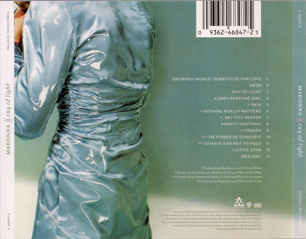 Madonna – Ray Of Light CD VG+/VG+