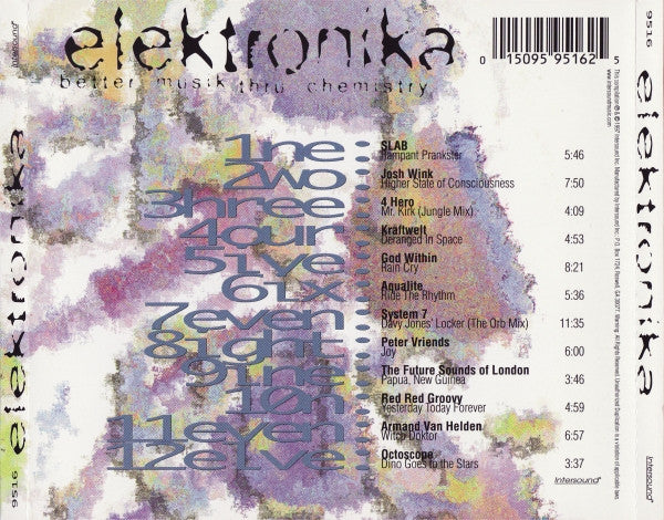 Various – Elektronika: Better Musik Thru Chemistry CD Mint Condition