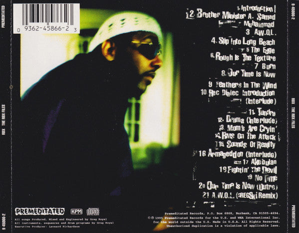 RBX – The RBX Files CD Mint Condition