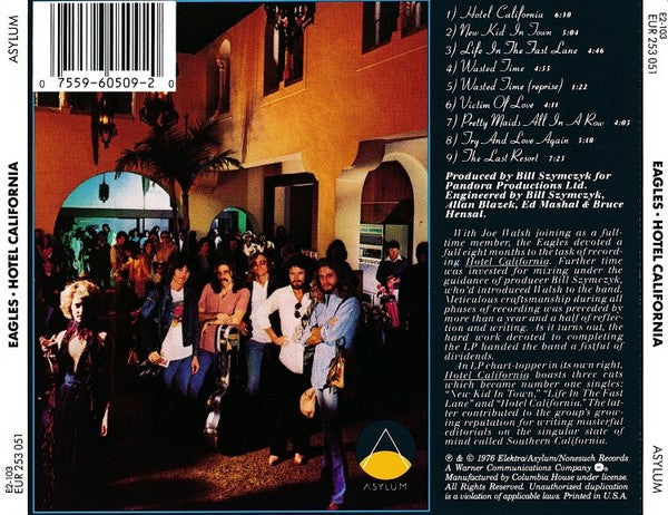 Eagles – Hotel California CD VG+/VG+