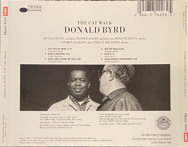 Donald Byrd – The Cat Walk CD VG+/VG+