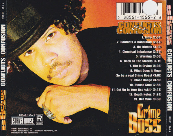 Crime Boss – Conflicts & Confusion CD Mint Condition
