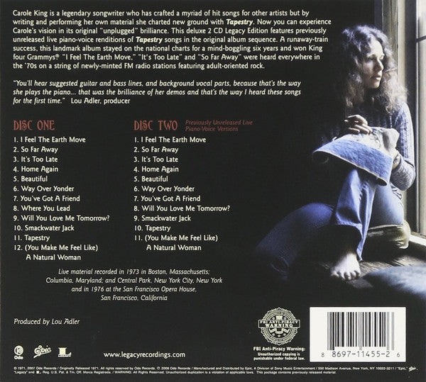 Carole King – Tapestry CD VG+/VG+
